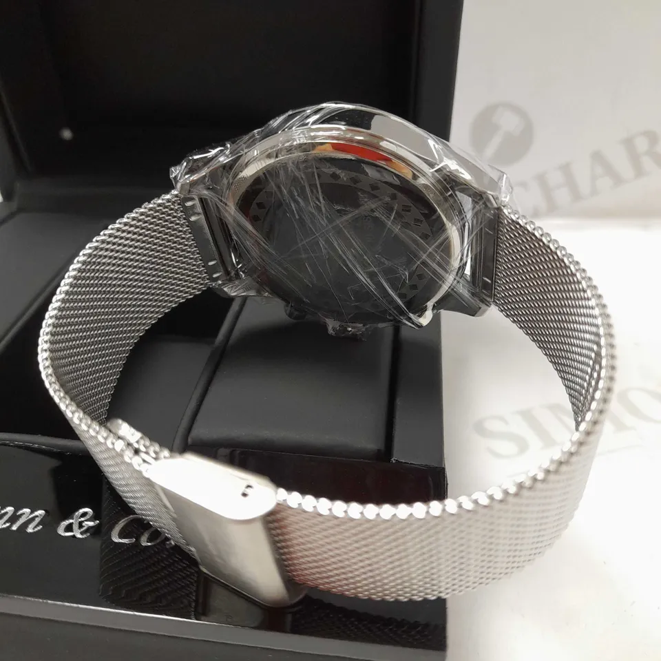 ZIHLMANN & CO TACHYMETER MESH STRAP WRISTWATCH