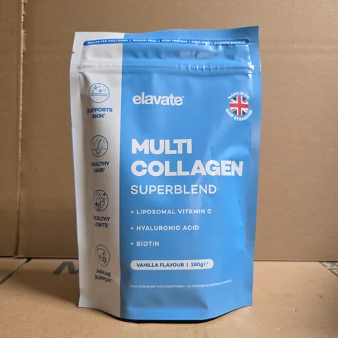 ELAVATE MULTI COLLAGEN SUPERBLEND – VANILLA FLAVOUR, 180G