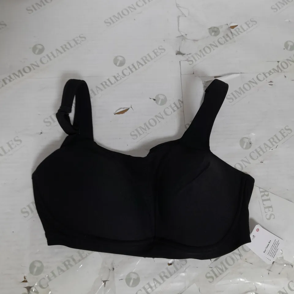 LULULEMON RUN TIMES BRA IN BLACK SIZE 38DDD