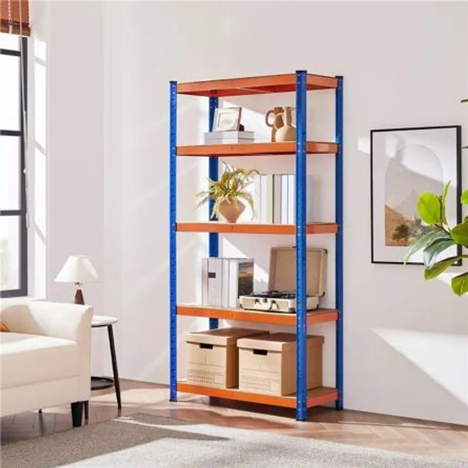 BOXED 180CM 4 SHELF SHELVING UNIT