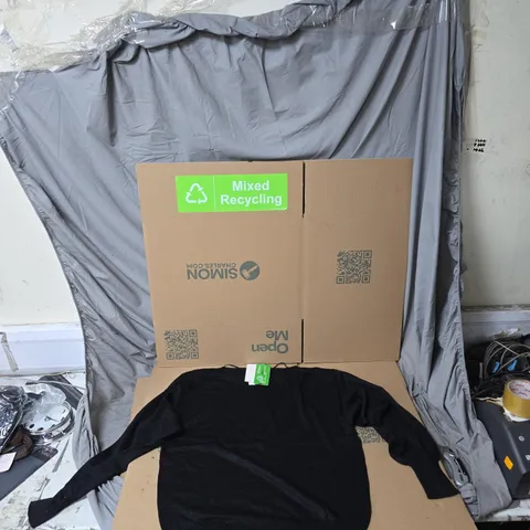 ICHI BLACK KNIT JUMPER – SIZE M 