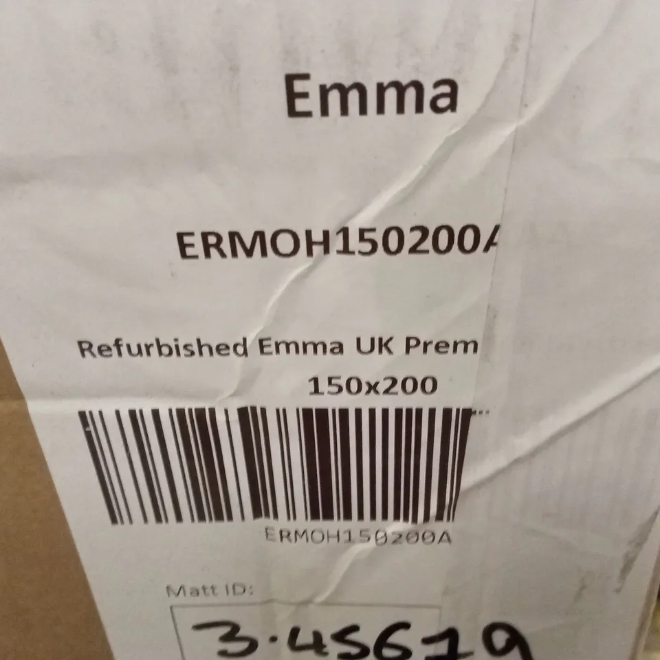 BOXED AND ROLLED MANUFACTURER REFURBISHED EMMA UK PREMIUM MATTRESS 150 X 200CM (KING SIZE)