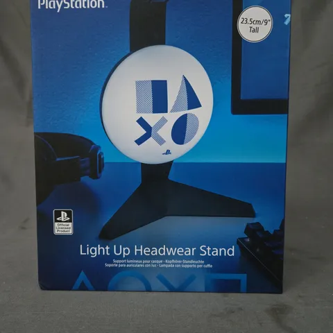 BOXED PALADONE PLAYSTATION LIGHT UP HEADWEAR STAND