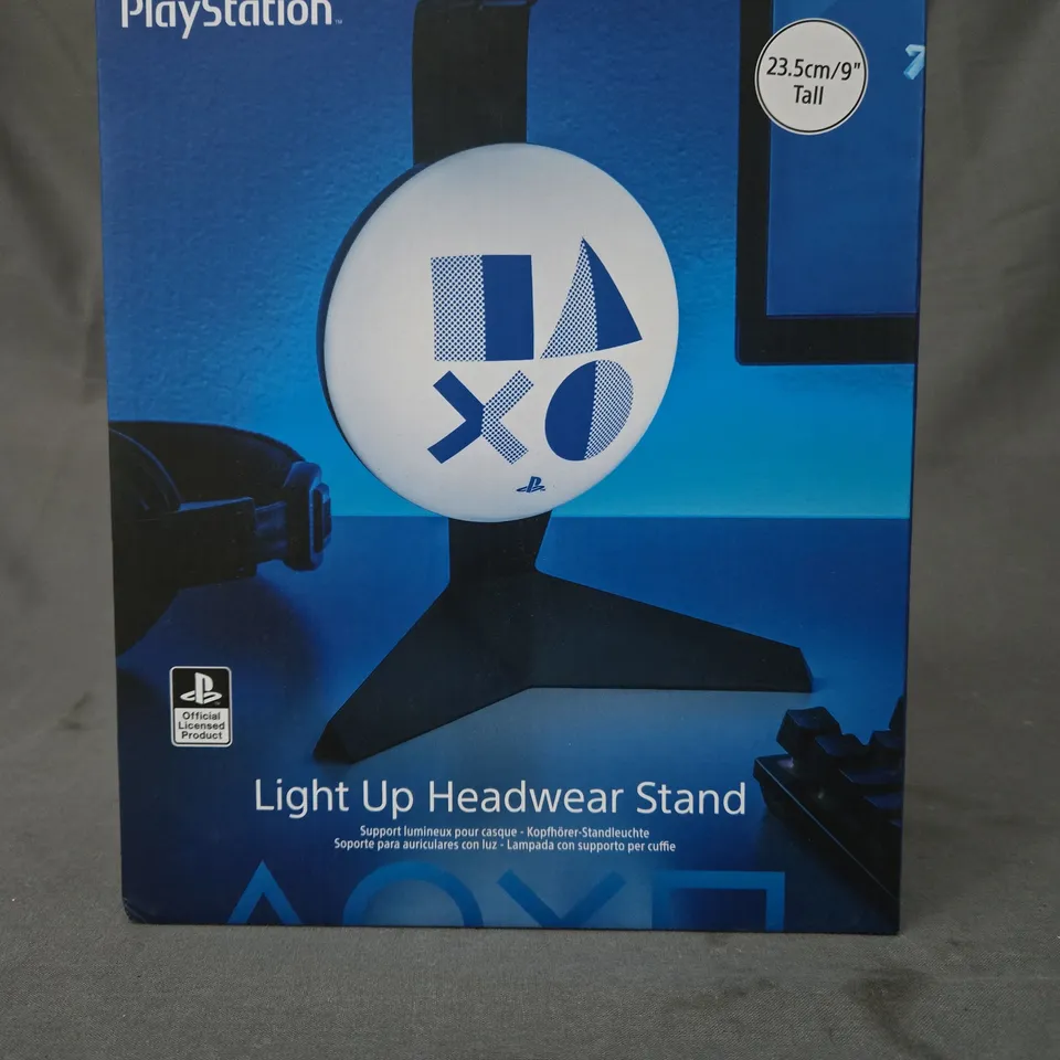 BOXED PALADONE PLAYSTATION LIGHT UP HEADWEAR STAND