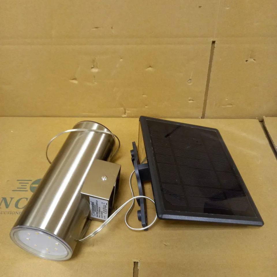 CHESTER UP & DOWN SOLAR POWERED OUTDOOR WALL LIGHT