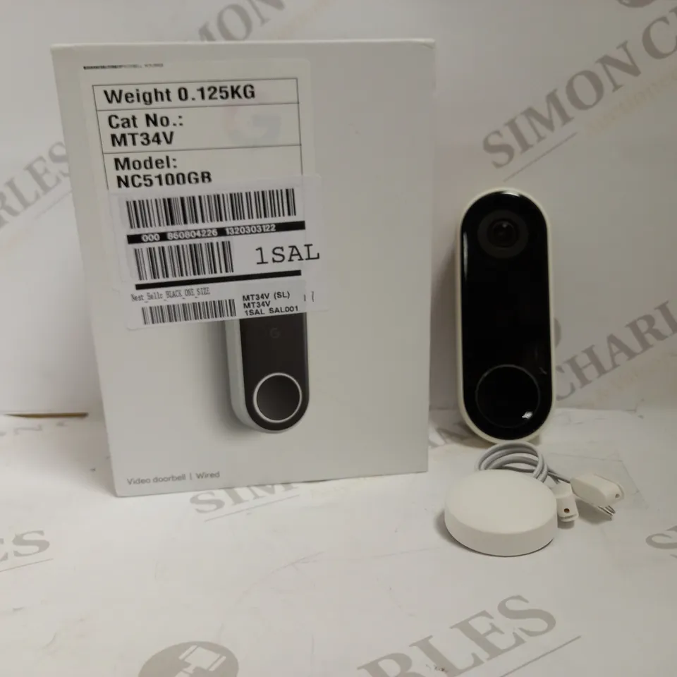 GOOGLE NEST HELLO VIDEO DOORBELL RRP £229