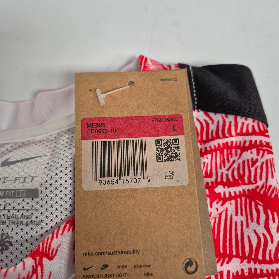 NIKE MEN'S DRI-FIT SLIM FIT TOP – SIZE L (CD0699-100)