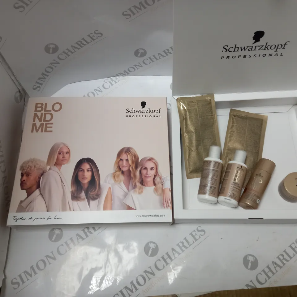 BOXED SCHWARZKOPF PROFESSIONAL 'BLONDE ME' KIT 