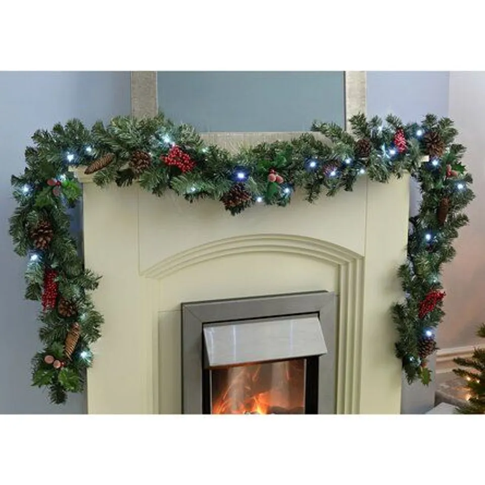 9FT CHRISTMAS GARLAND DECORATION 