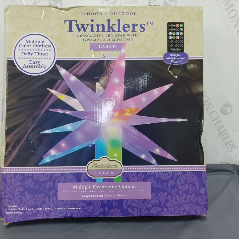 BOXED PACIFIC ACCENTS STAR BURST LIGHT