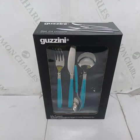 BOXED GUZZINI MY FUSION 24PC CUTLERY SET