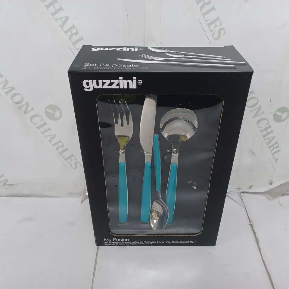 BOXED GUZZINI MY FUSION 24PC CUTLERY SET