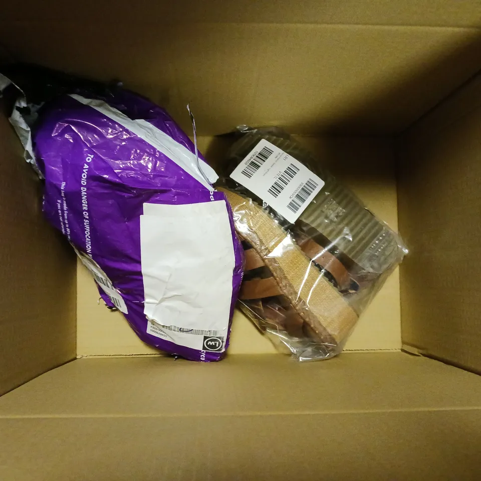 BOX OF APPROXIMATELY 5 ASSORTED ITEMS TO INCLUDE - NEW LOOK CLOGS , DISNEY PRUNCESS LEXIBOOK , EVERYDAY SKINNY JEANS ETC