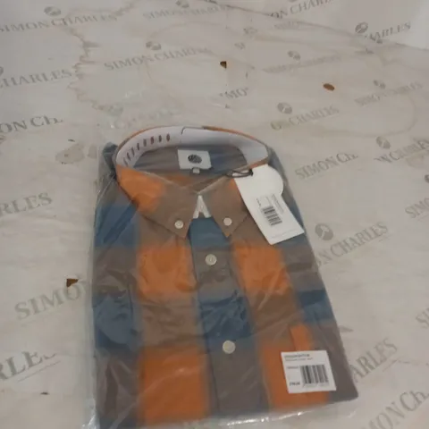 PRETTY GREEN STRATHAM CHECK SHIRT SIZE L