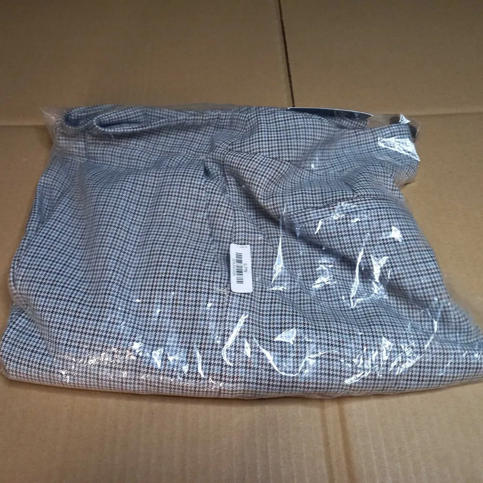 PACKAGED DOROTHY PERKINS PETITE MINI DOGTOOTH HIGH WAISTED TROUSERS - SIZE 10