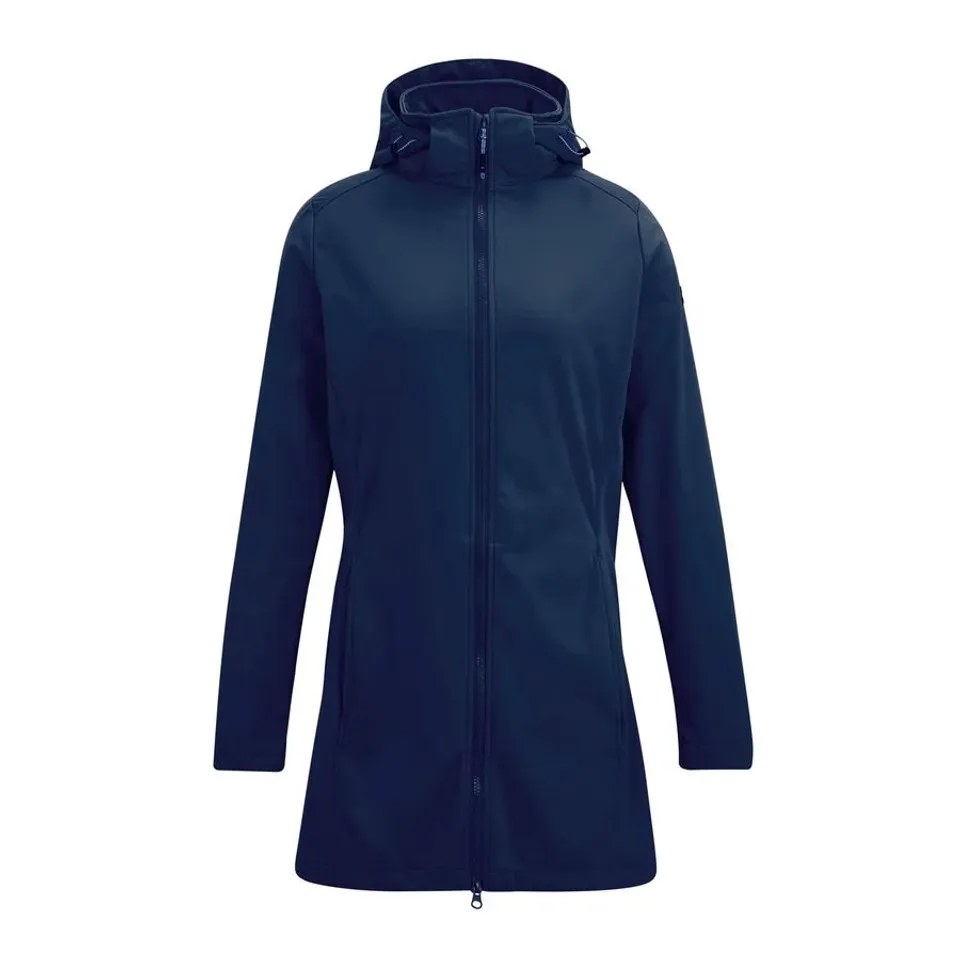 REGATTA WOMENS CARISBROOKE WATERPROOF SOFTSHELL JACKET - NAVY (UK 24)