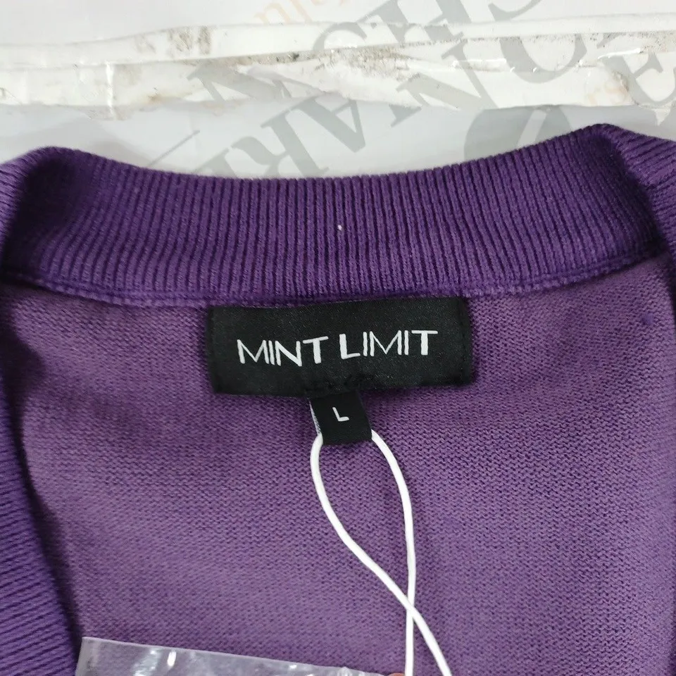MINT LIMIT PURPLE CARIGAN- LARGE