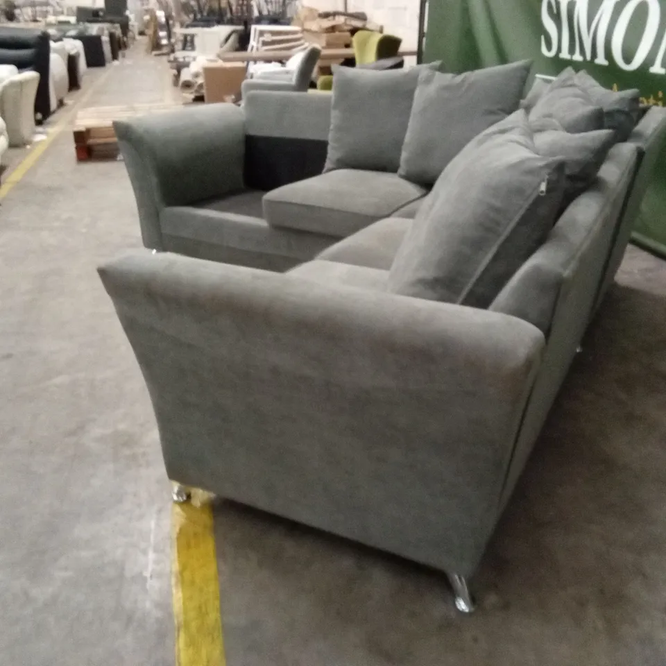 DURY FABRIC CORNER GROUP SCATTER BACK SOFA RRP £999