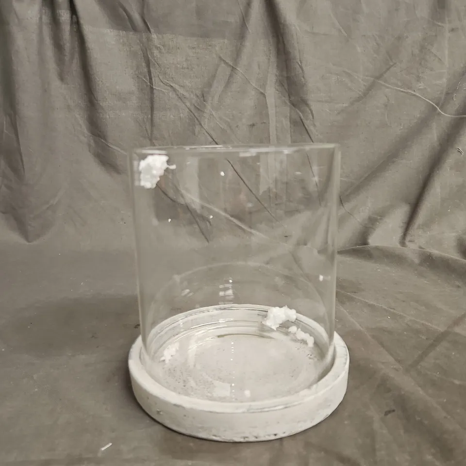 BOX OF 12 ATHENA STONE HURRICANE LANTERNS - COLLECTION ONLY