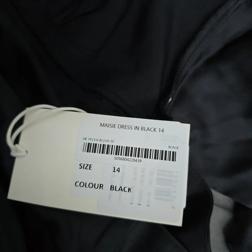 OMNES MAISIE DRESS IN BLACK – UK 14