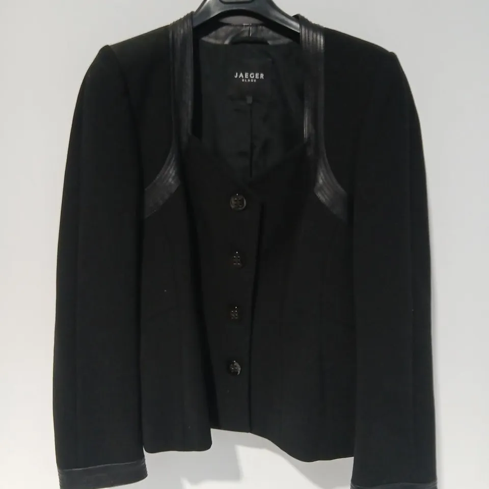JAEGER BLACK BLAZER, UK SIZE 14