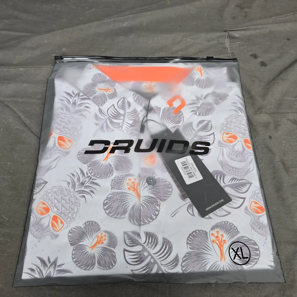 BAGGED DRUIDS P SKULLZ POLO - SIZE XL