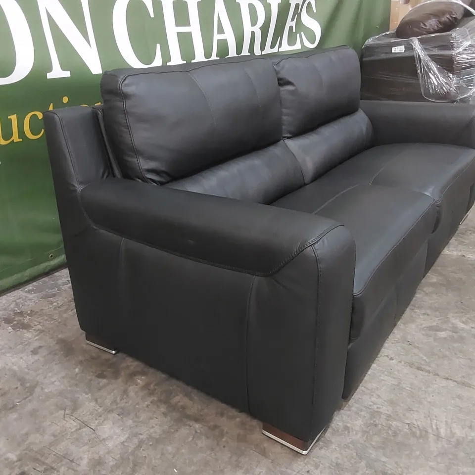 QUALITY DESIGNER SISIITALIA 3-SEATER LEATHER SOFA 