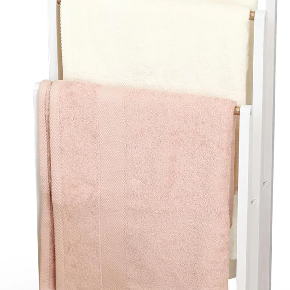 BOXED FROPPI BAMBOO TOWEL HOLDER - WHITE (1 BOX)