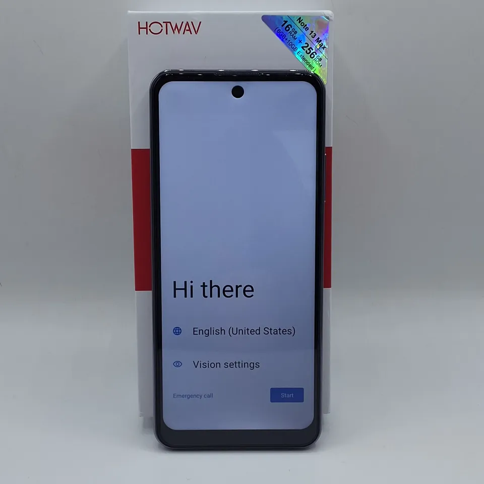 BOXED HOTWAV NOTE 13 MAX 16/256GB IN RADIANT PURPLE 