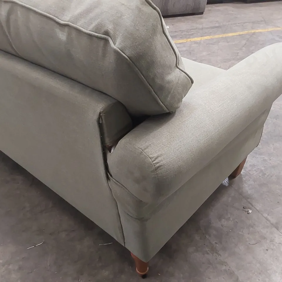 QUALITY DESIGNER WILLIAM FABRIC 3 SEATER FABRIC UPHOLSTERED SOFA