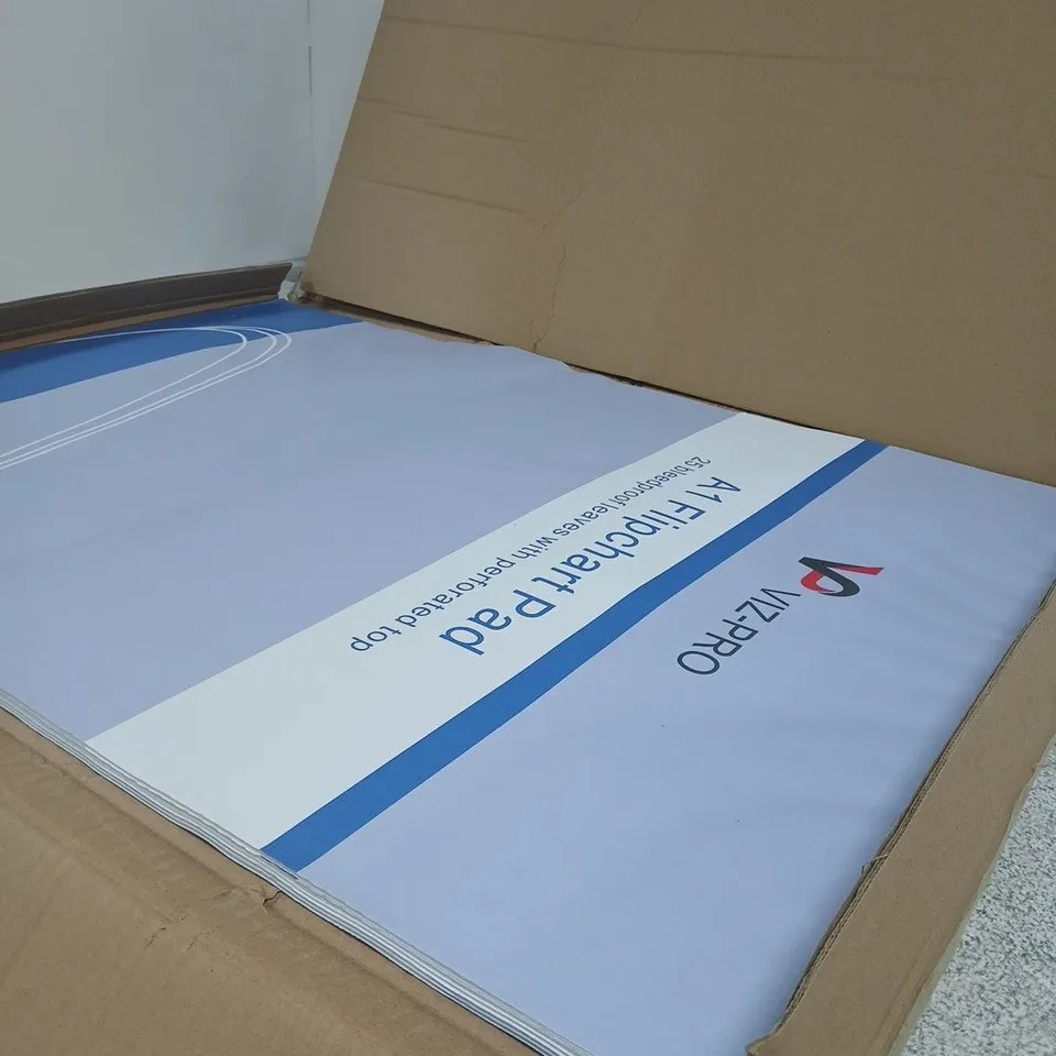 VIZ-PRO FLIPCHART PAD – BOXED, 5 PADS