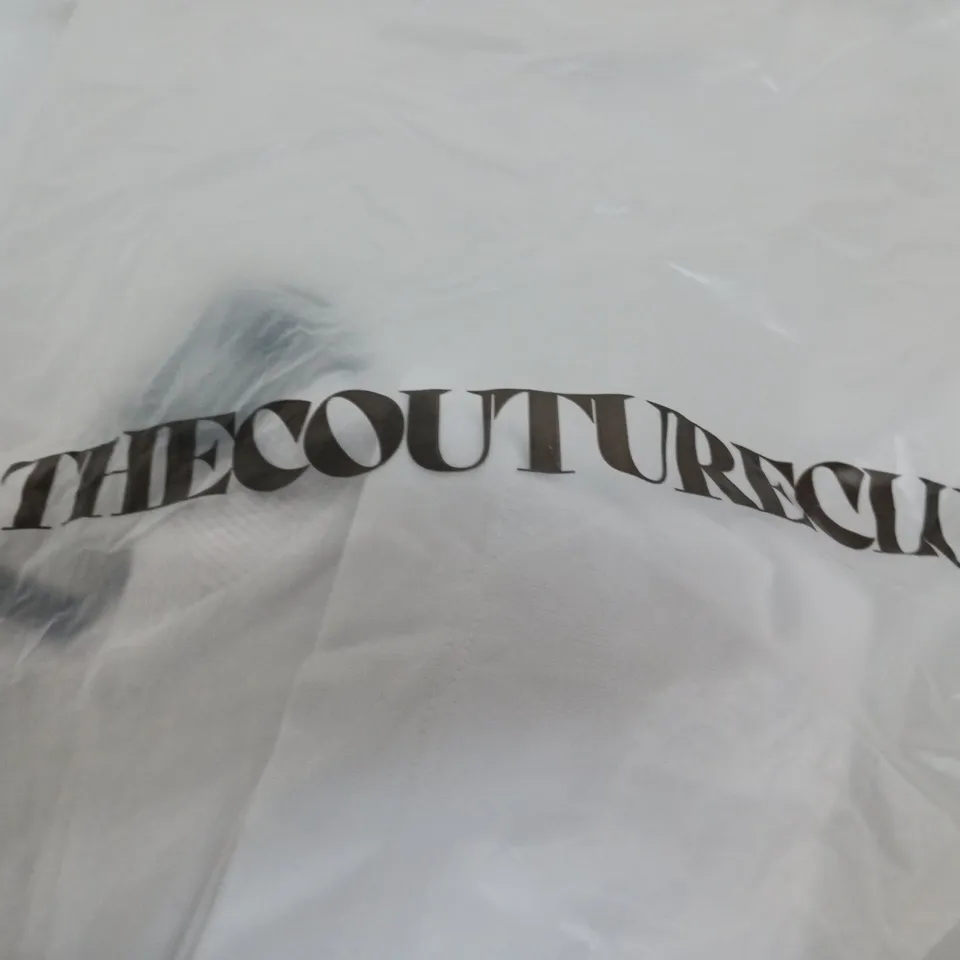THE COUTURE CLUB BLURRED TEE – WHITE/PINK, UK SMALL