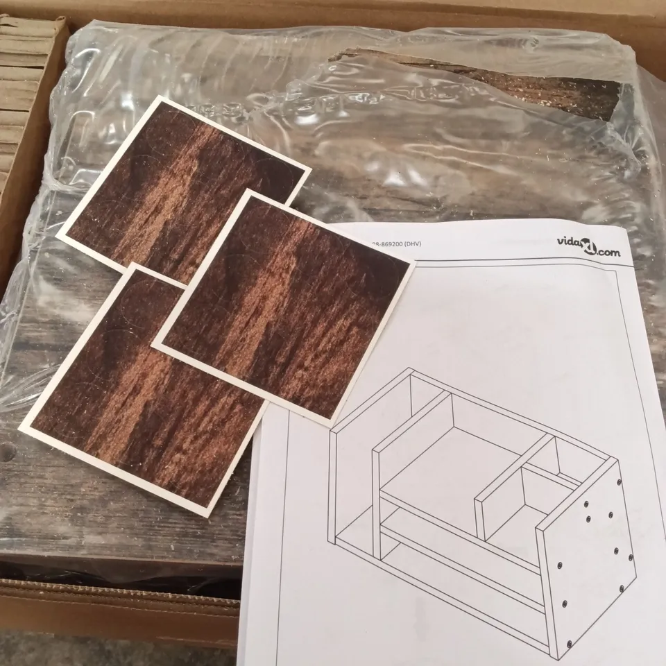 BOXED VIDAXL DESK ORGANIZER - OAK EFFECT (1 BOX)