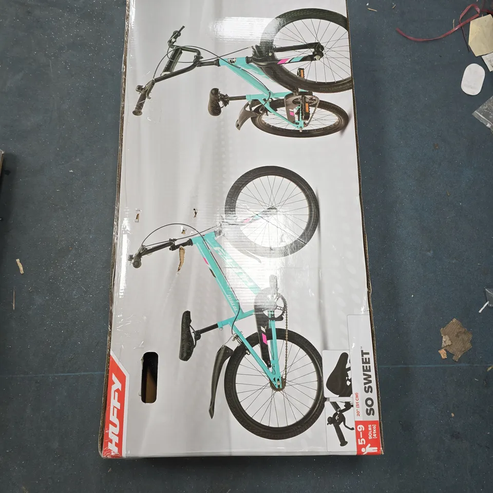 HUFFY KIDS' TURQUOISE BICYCLE – SO SWEET