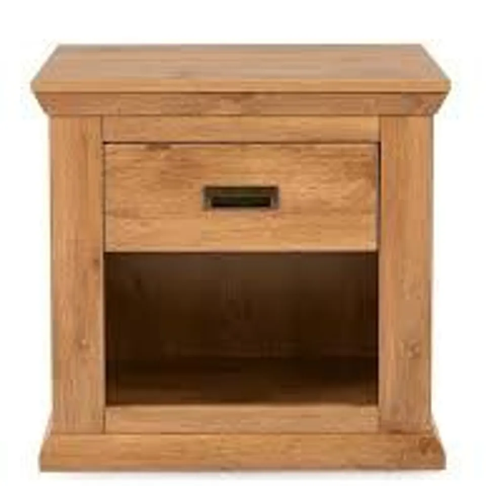 BOXED CLIFTON OAK EFFECT LAMP TABLE - COLLECTION ONLY RRP £93