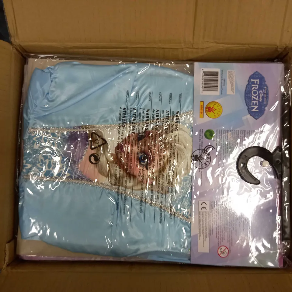 BOX OF APPROX 12 DISNEY FROZEN ELSA CLASSIC DRESS - SIZE 11-12