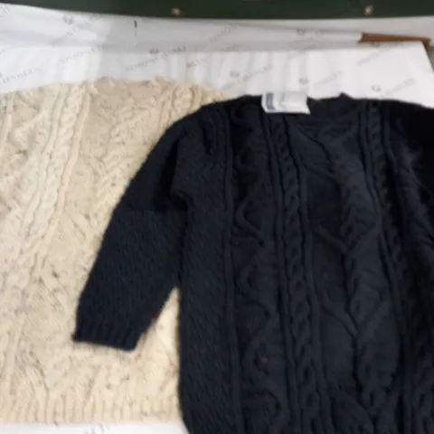 LOT OF 12 NAF NAF WOOL KNIT JUMPERS - SIZE UNSPECIFIED