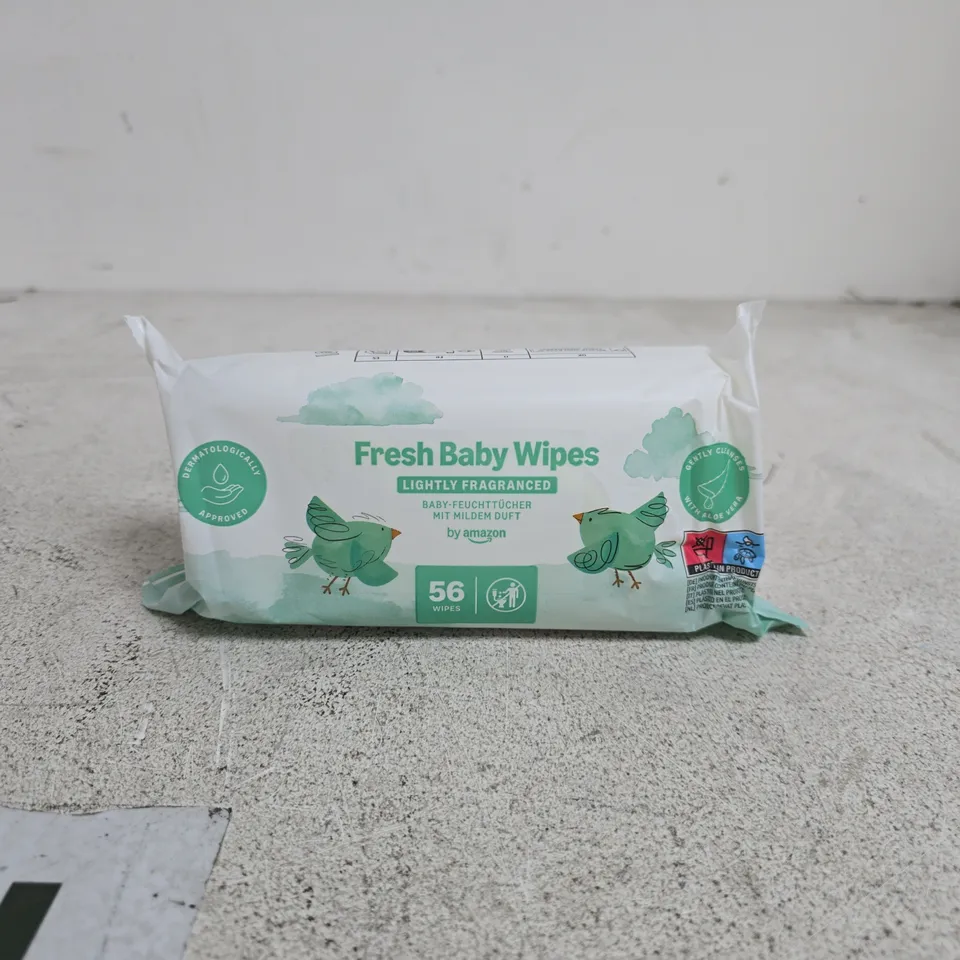 BOX OF 18 X FRESH BABY WIPES (56 WIPES PER PACK)
