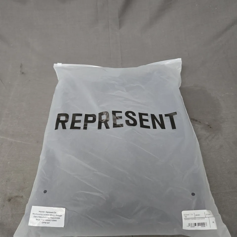 BAGGED REPRESENT OWNERS CLUB HOODIE - SIZE M