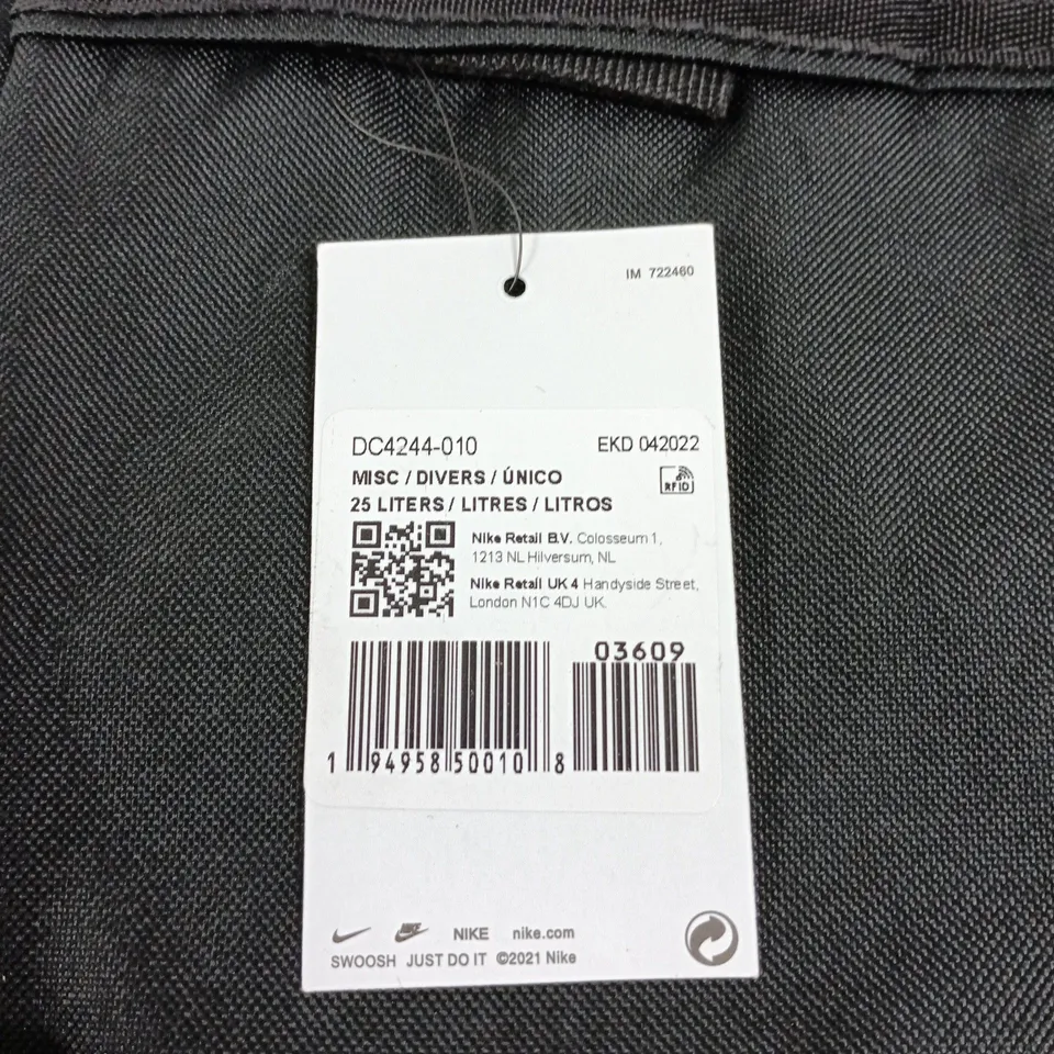 NIKE BACKPACK DC4244-010 BLACK 25L