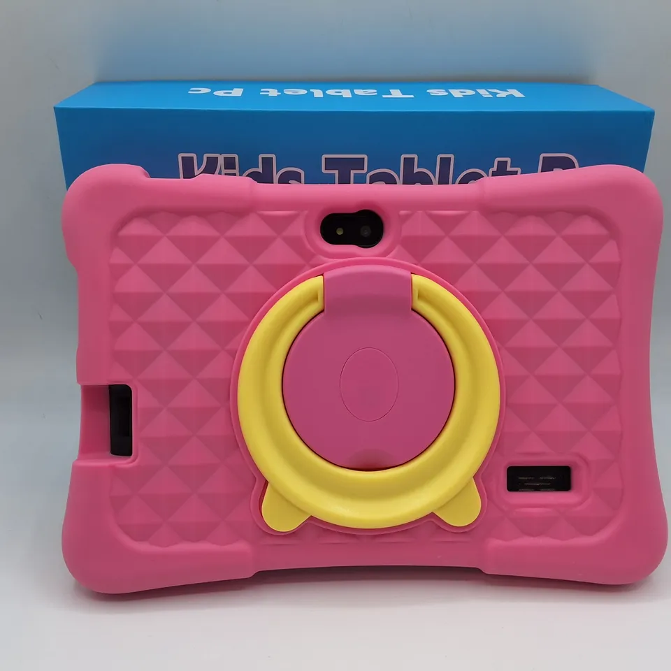 BOXED KIDS TABLET PC WITH PROTECTIVE PINK CASE