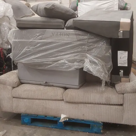 PALLET CONTAINING A LARGE QUANTITY OF ASSORTED SOFA PARTS ECT