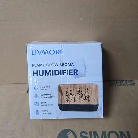 LIVMORE FLAME GLOW AROMA HUMIDIFIER