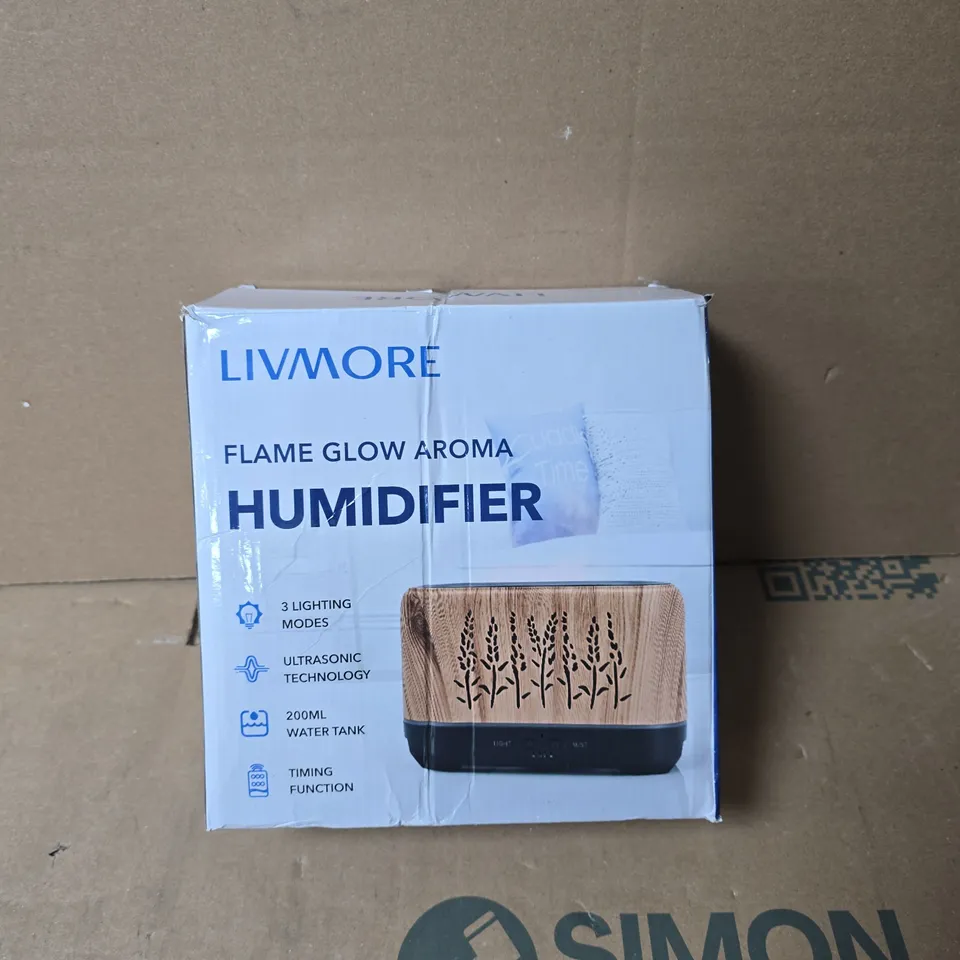 LIVMORE FLAME GLOW AROMA HUMIDIFIER