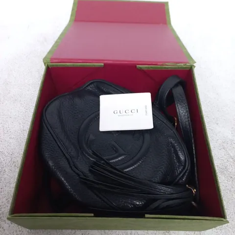 BLACK GUCCI HANDBAG IN BOX 