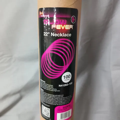 GLOW FEVER 22-INCH NECKLACE – 100 COUNT LED PARTY NECKLACE