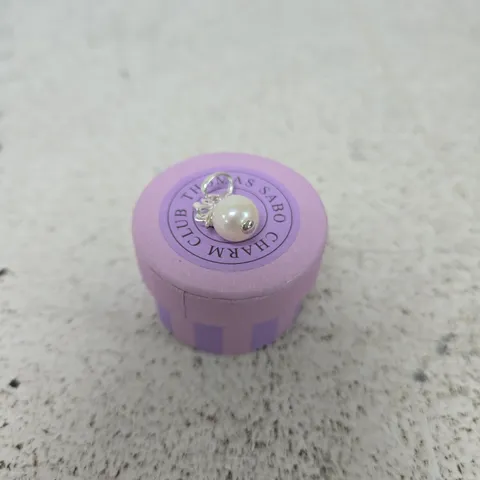 THOMAS SABO CHARM CLUB PEARL BOW CHARM