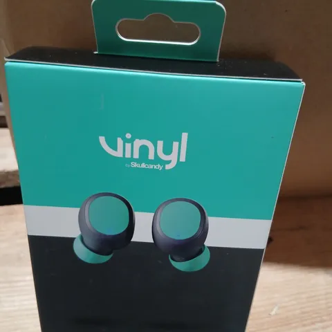 SKULLCANDY VINYL TRUE WIRELESS EARBUDS – TURQUOISE (BOXED)