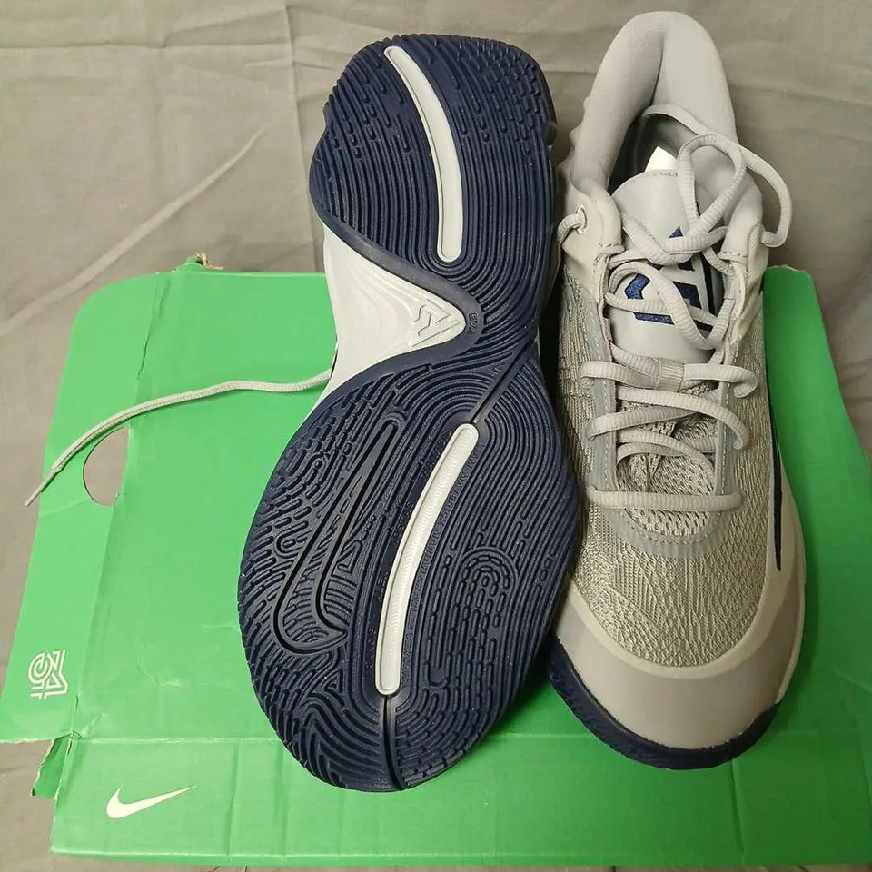 NIKE GIANNIS IMMORTALITY 4 BASKETBALL SHOES - WOLF GREY/PLATINUM, US 9