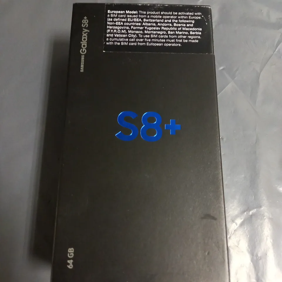 BOXED SAMSUNG GALAXY S8+ SMARTPHONE